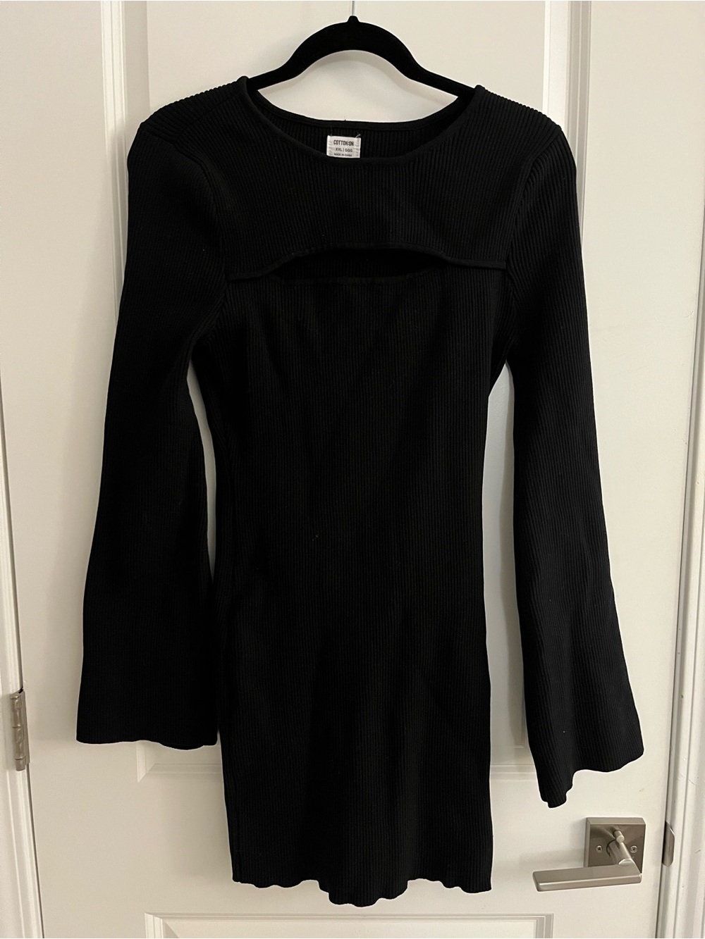 Cotton On Ribbed Cutout Mini Dress